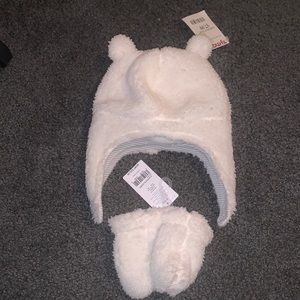 Baby Carters Soft Hat and Mittens Brand New